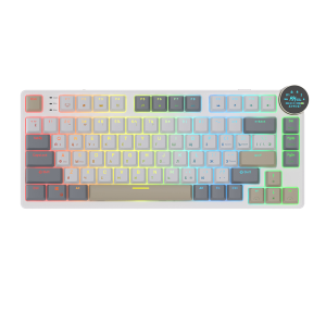 Клавиатура Royal Kludge RK N80 Red switch Pearly Dawn